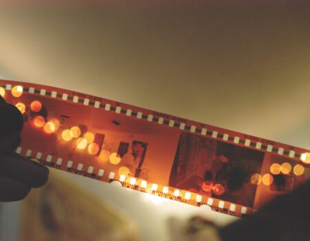 negativo de filme antigo