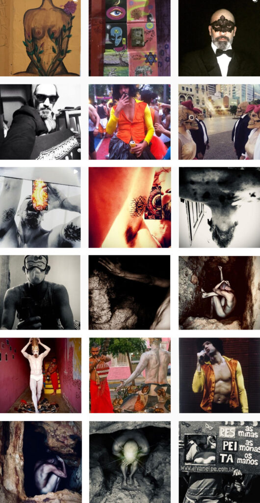 coletânea de imagens do feed do instagram do willy helm